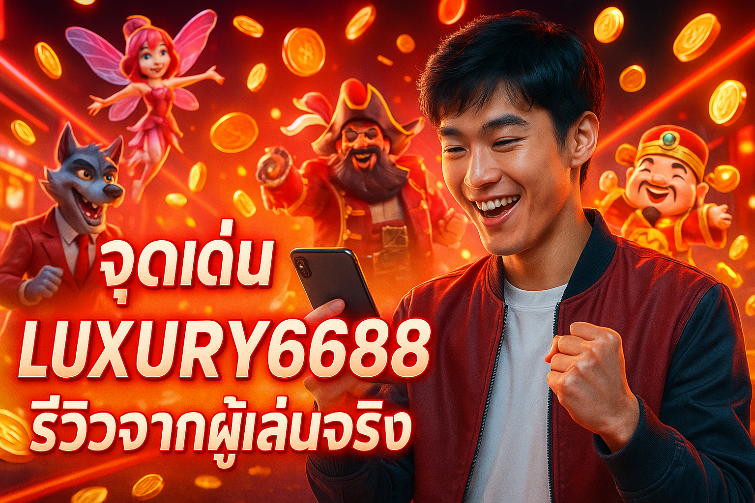 จุดเด่น LUXURY6688 รีวิวจากผู้เล่นจริง