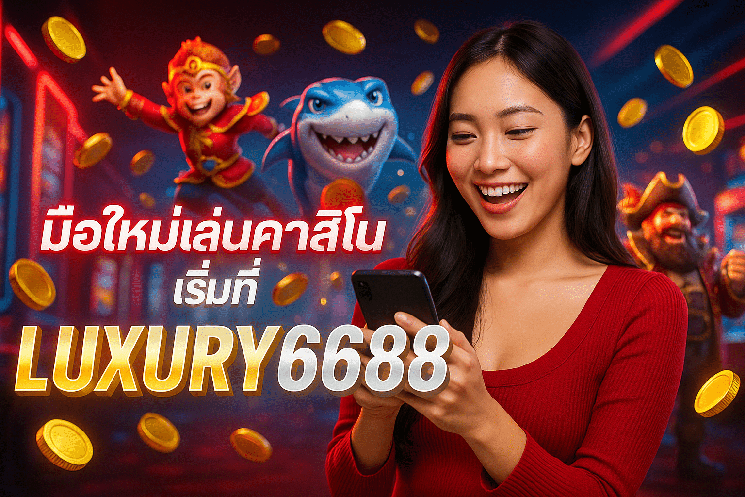 มือใหม่เล่นคาสิโน เริ่มที่ LUXURY6688