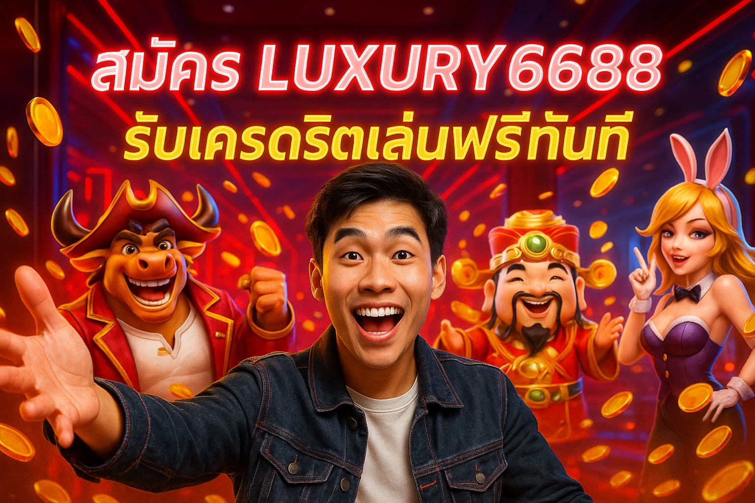 สมัคร LUXURY6688 รับเครดิตเล่นฟรีทันที