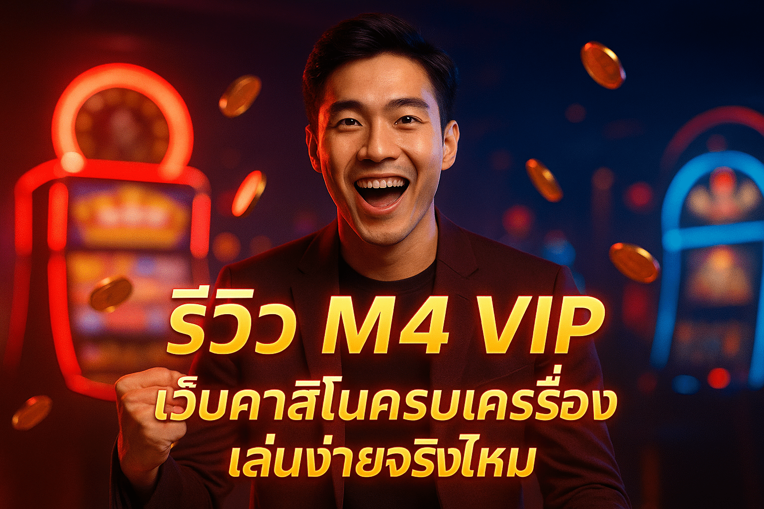 รีวิว M4 VIP เว็บคาสิโนครบเครื่อง เล่นง่ายจริงไหม