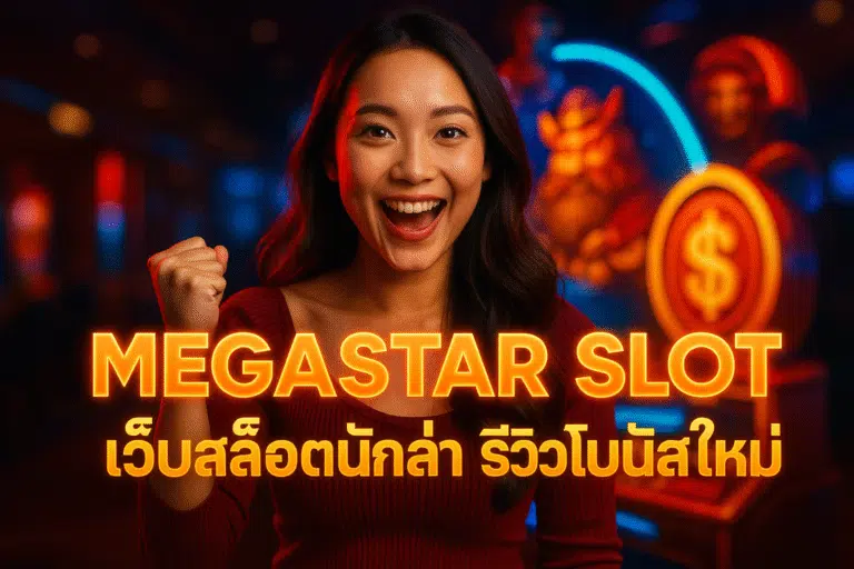 MEGASTAR SLOT เว็บสล็อตนักล่า รีวิวโบนัสใหม่