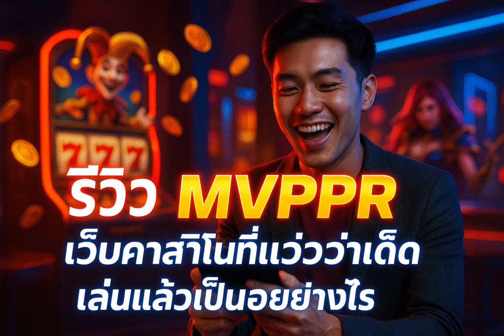 รีวิว MVPPR เว็บคาสิโนที่แว่วว่าเด็ด เล่นแล้วเป็นอย่างไร